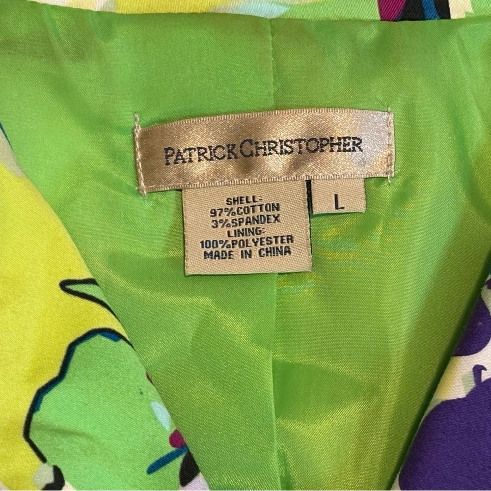 Patrick Christopher Multi Color Jacket - image 11